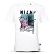 T-shirt Ford Mustang Miami Vibes, biały